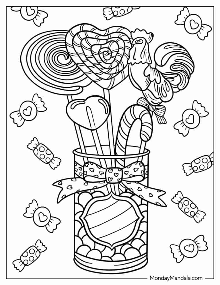 printable candy coloring sheets printable candy coloring sheets