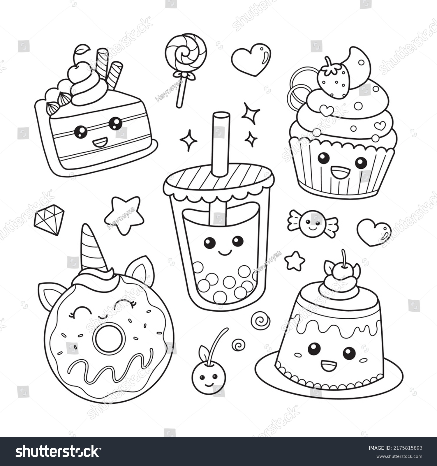 25 956 Cute Food Colouring Pages Royalty Free Photos And Stock Images 