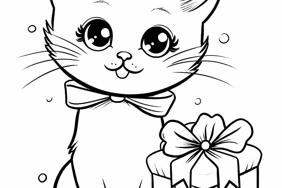 25 Adorable Kitten Coloring Pages For Kids
