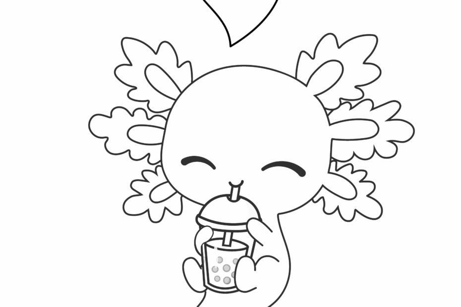 25 Cute Boba Tea Coloring Pages Free Printables Coloring Pages