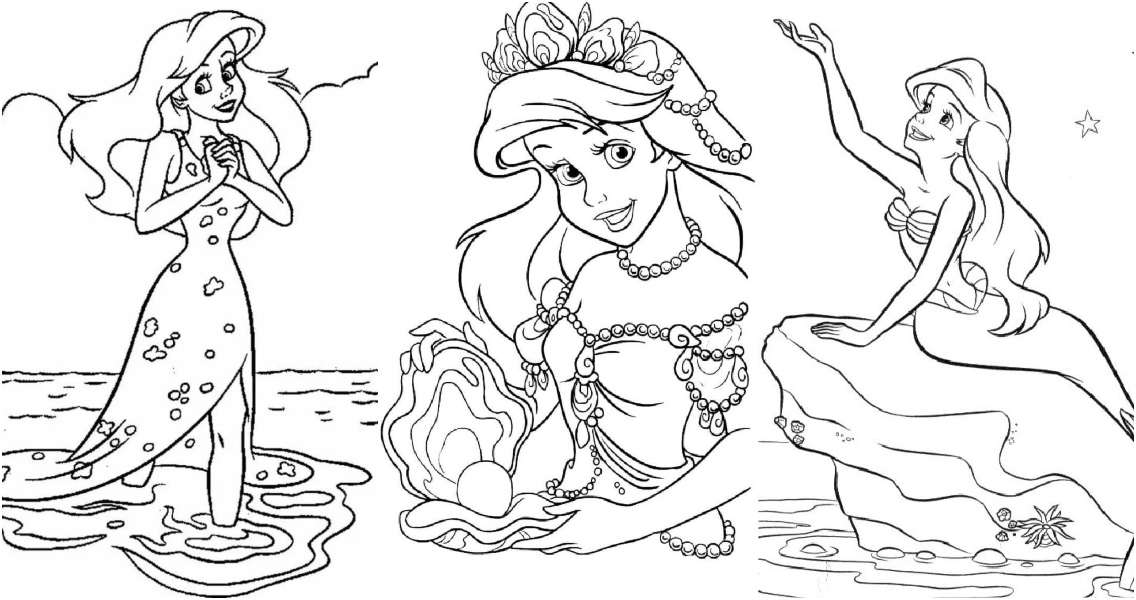 25 Free Ariel Coloring Pages For Kids And Adults 25 Free Ariel Coloring Pages For Kids And Adults