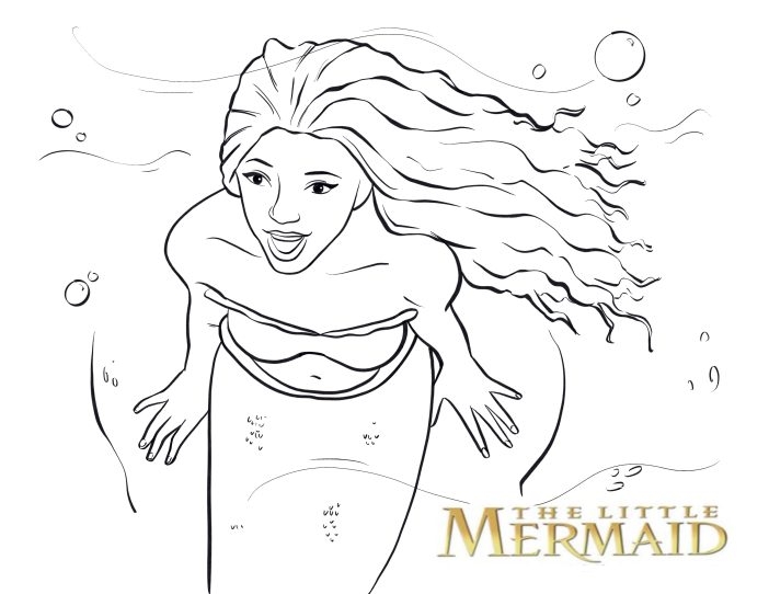printable coloring pages little mermaid printable coloring pages little mermaid