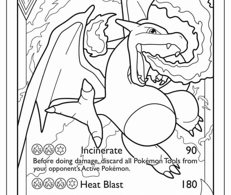 26 Charizard Coloring Pages Free PDF Printables Pokemon Coloring