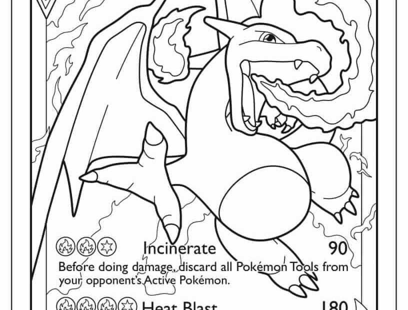 26 Charizard Coloring Pages Free PDF Printables Pokemon Coloring