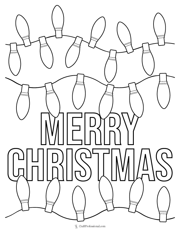 26 Full Page Christmas Coloring Pages FREE 26 Full Page Christmas Coloring Pages FREE