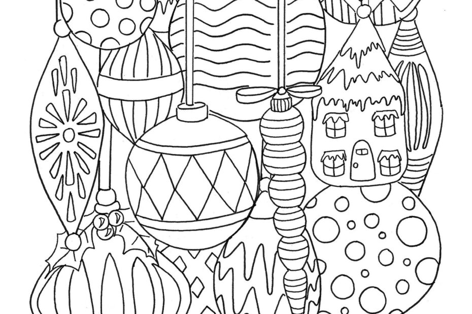 27 Christmas Coloring Pages For Adults Pdf Free Free Wallpaper