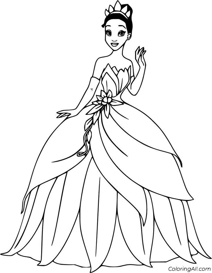 27 Free Printable Tiana Coloring Pages Easy To Print From Any Device 27 Free Printable Tiana Coloring Pages Easy To Print From Any Device
