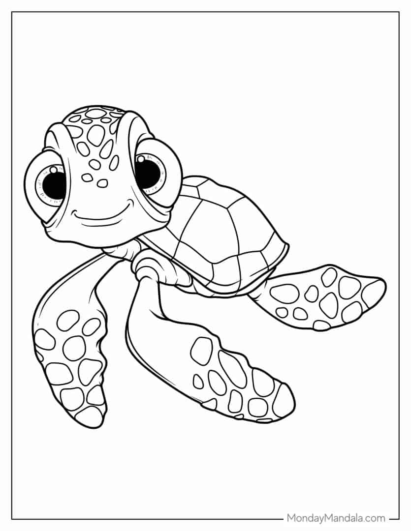 finding Nemo coloring pages printable