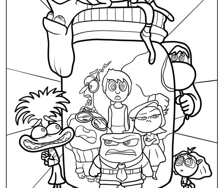 28 Inside Out Coloring Pages Free PDF Printables Inside Out