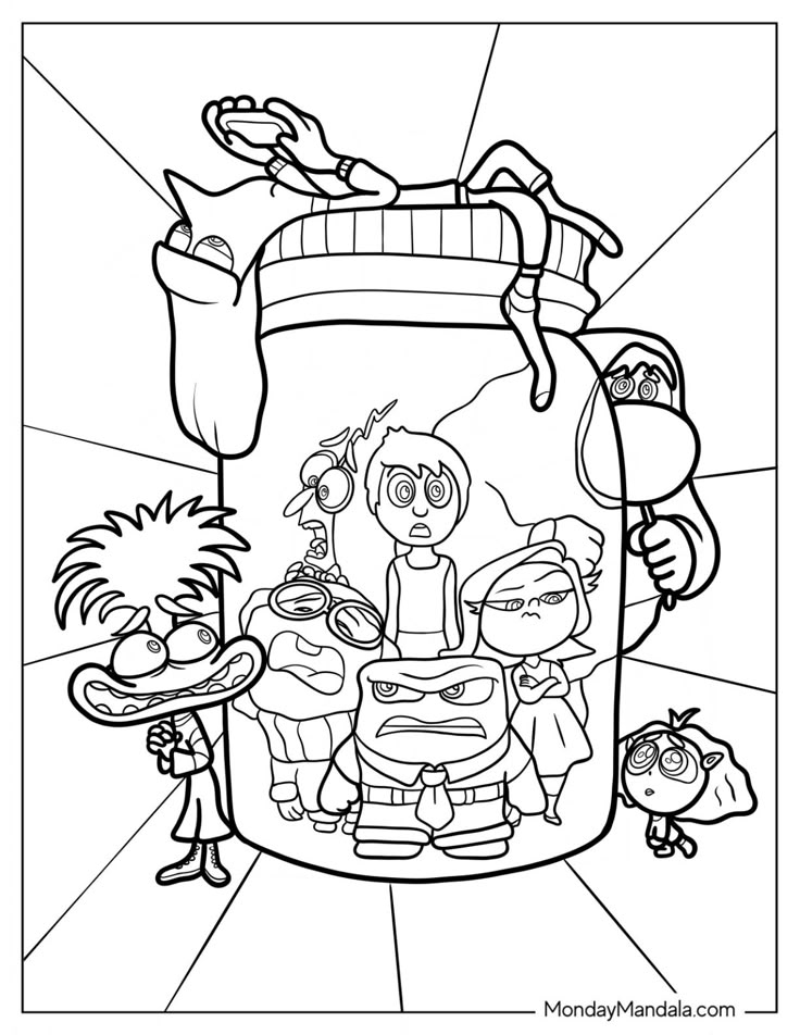 28 Inside Out Coloring Pages Free PDF Printables Inside Out 28 Inside Out Coloring Pages Free PDF Printables Inside Out