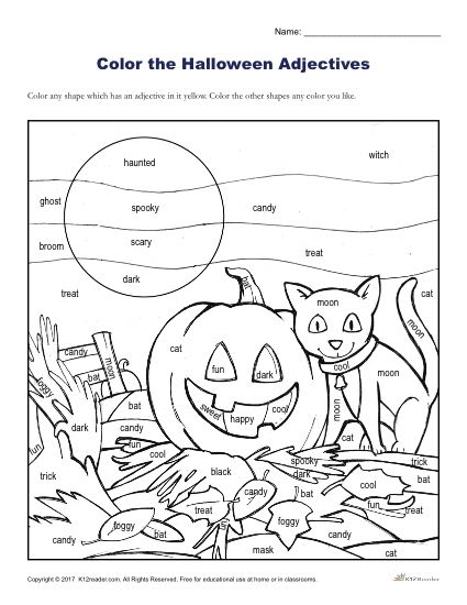 2nd Grade Halloween Coloring Sheets Coloring Walls