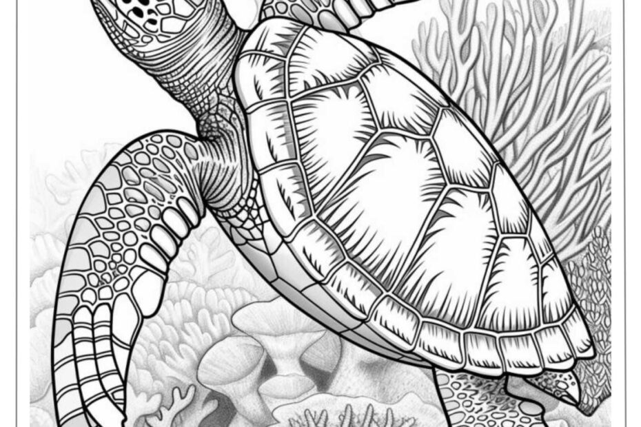 30 Free Printable Turtle Coloring Pages Dive Into Art With These Fun