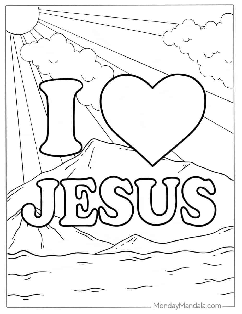 30 Jesus Coloring Pages Free PDF Printables 30 Jesus Coloring Pages Free PDF Printables