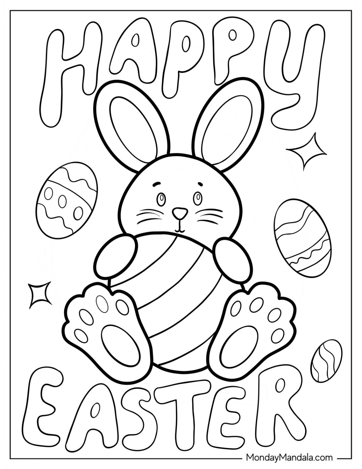 34 Easter Bunny Coloring Pages Free PDF Printables Easter Coloring 34 Easter Bunny Coloring Pages Free PDF Printables Easter Coloring