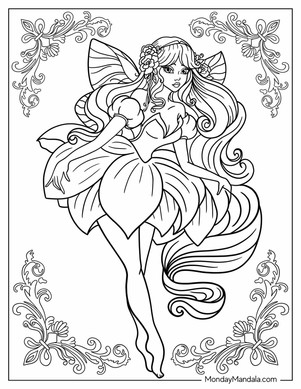 34 Fairy Coloring Pages Free PDF Printables 34 Fairy Coloring Pages Free PDF Printables