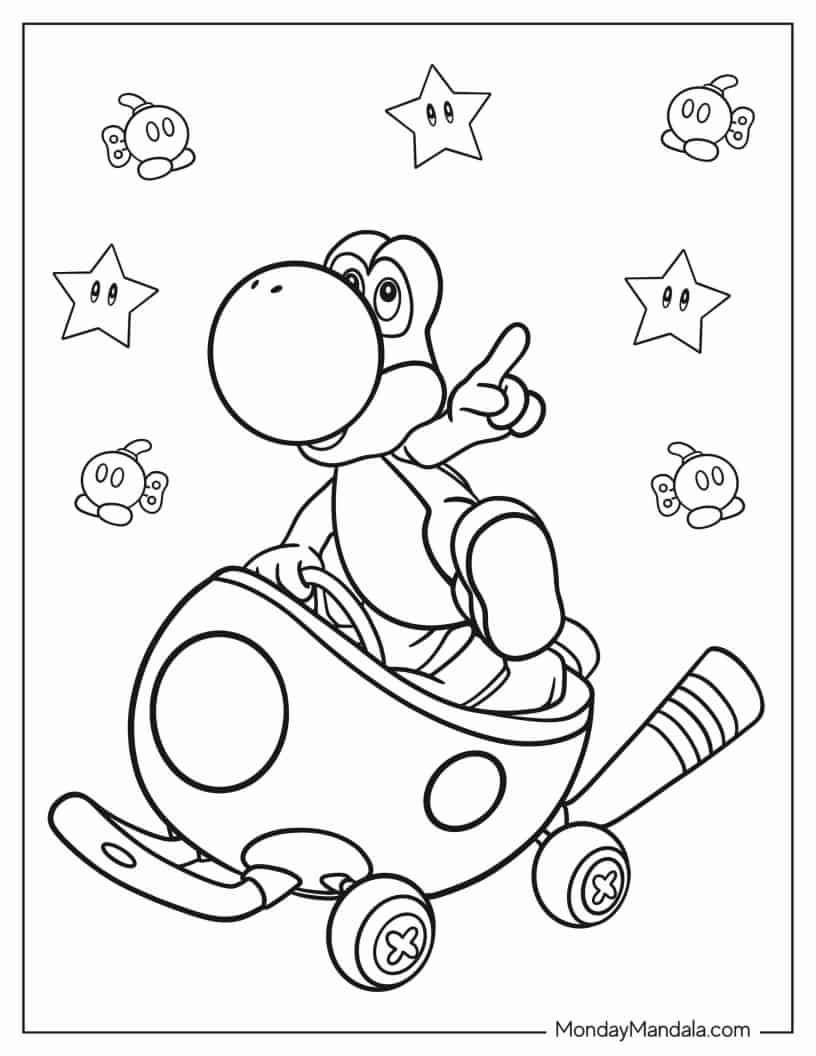 34 Mario Kart Coloring Pages Free PDF Printables Super Mario 34 Mario Kart Coloring Pages Free PDF Printables Super Mario
