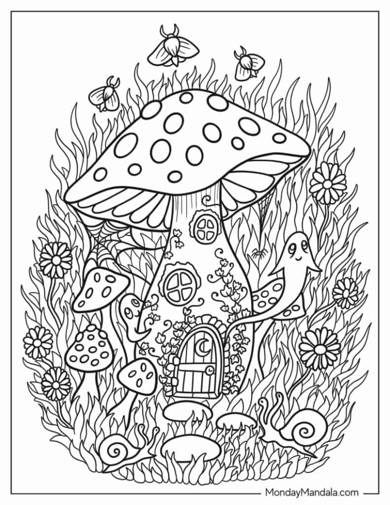 38 Mushroom Coloring Pages Free PDF Printables 38 Mushroom Coloring Pages Free PDF Printables