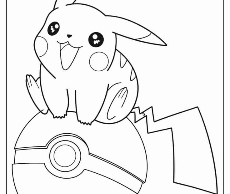 38 Pikachu Coloring Pages Free PDF Printables Pikachu Coloring Page