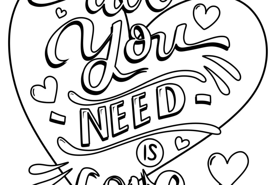 4 Free Adult Coloring Pages For Valentine 39 s Day That Will Bring Out