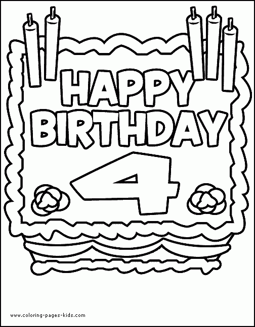4 Year Old Coloring Pages Coloring Home