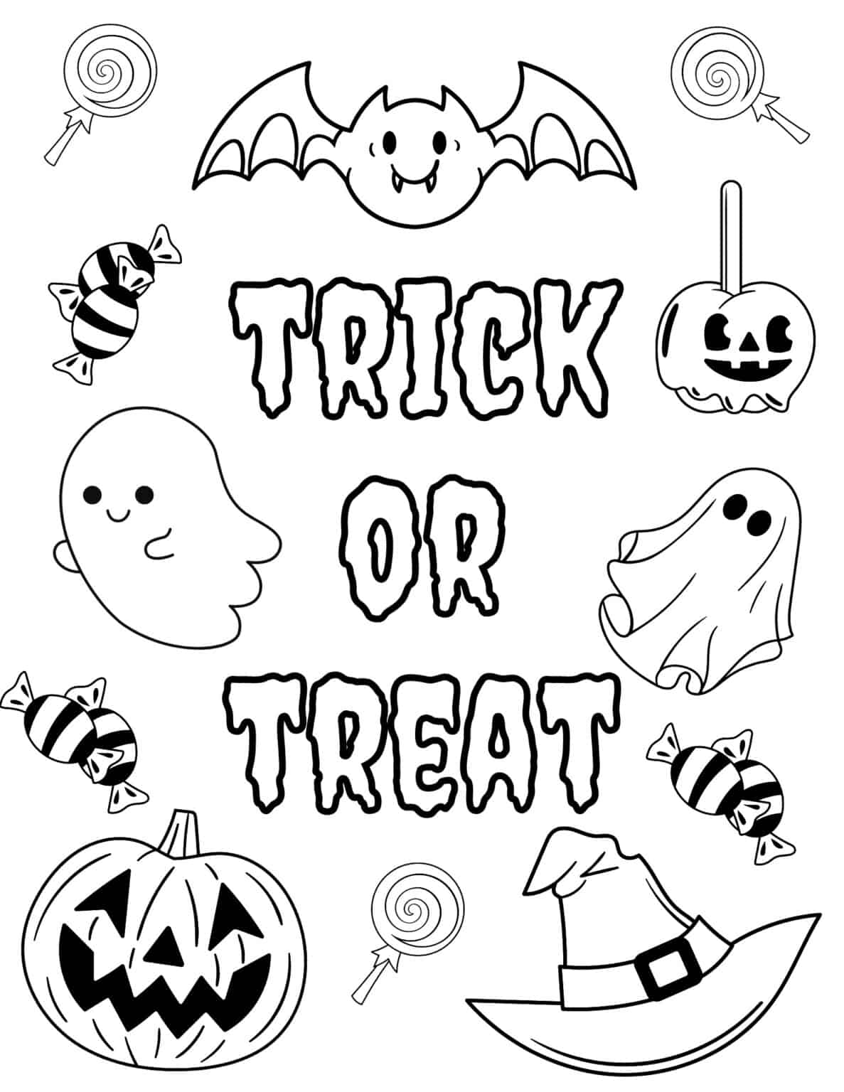 free halloween coloring printables free halloween coloring printables