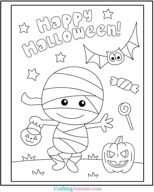 40 Free Halloween Coloring Pages