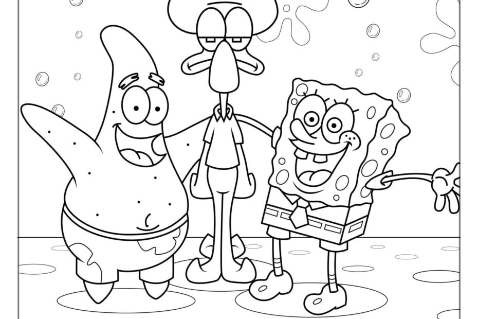 40 SpongeBob Coloring Pages Free PDF Printables Coloring Pages