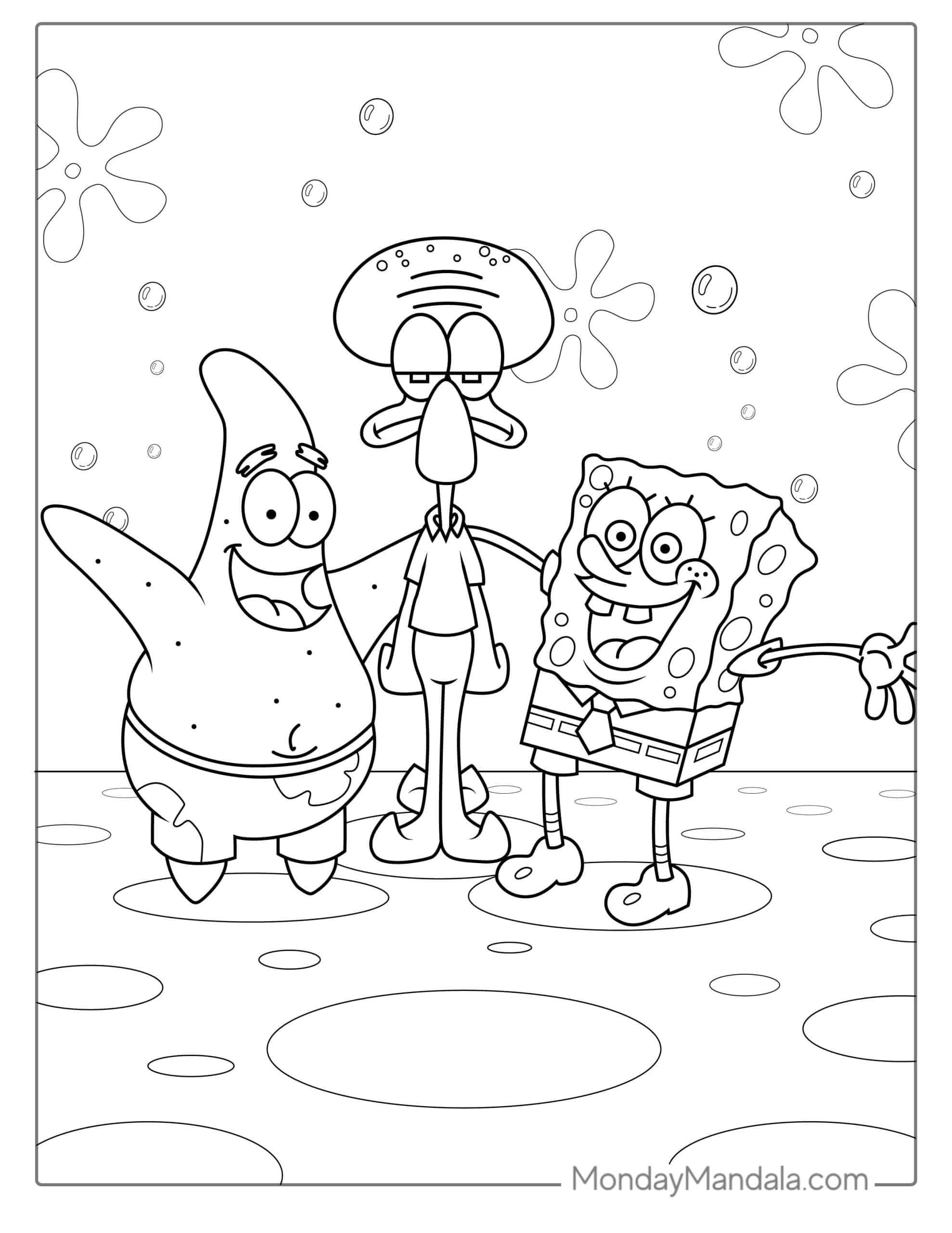 40 SpongeBob Coloring Pages Free PDF Printables Coloring Pages 40 SpongeBob Coloring Pages Free PDF Printables Coloring Pages