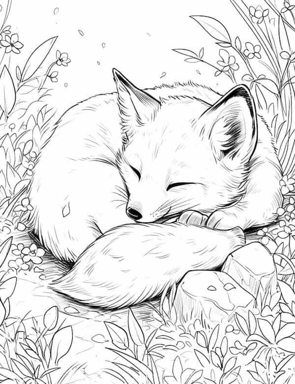 40 Unique Fox Coloring Pages For Kids And Adults Free Printable Fox 40 Unique Fox Coloring Pages For Kids And Adults Free Printable Fox