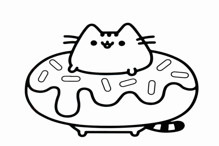 41 Free Printable Donut Coloring Pages