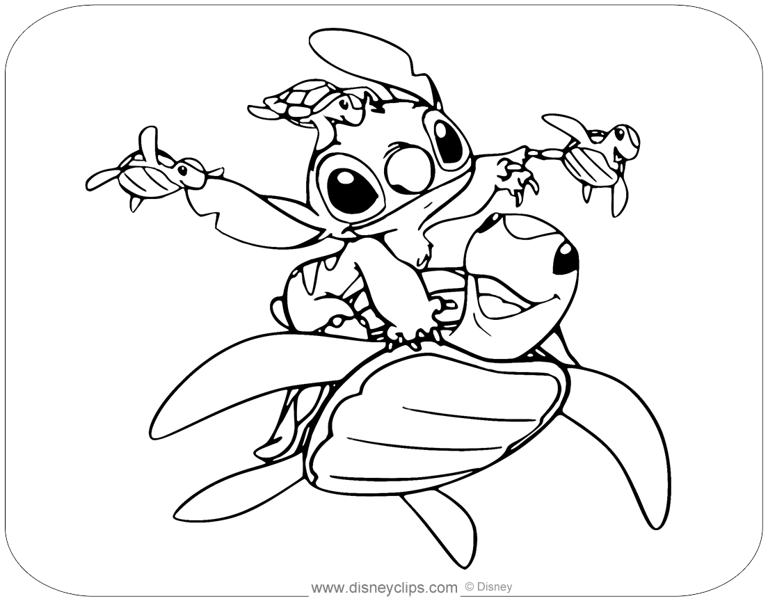 free printable stitch coloring pages free printable stitch coloring pages