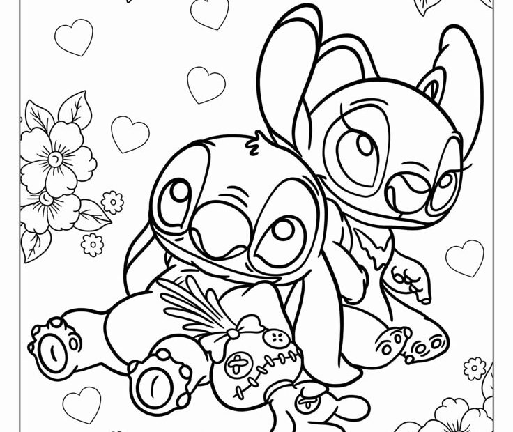 42 Lilo Stitch Coloring Pages Free PDF Printables Stitch Coloring