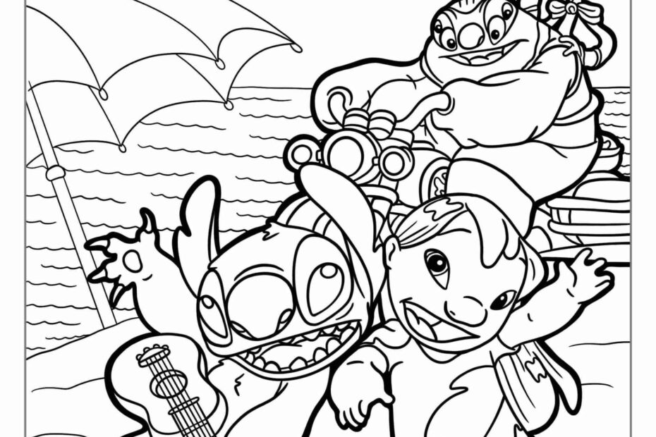 42 Lilo Stitch Coloring Pages Free PDF Printables Stitch Coloring