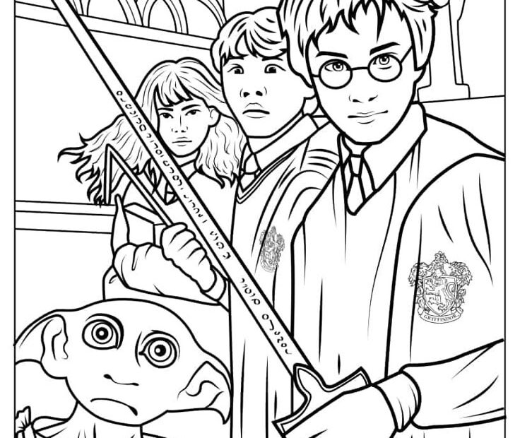 44 Harry Potter Coloring Pages Free PDF Printables Harry Potter