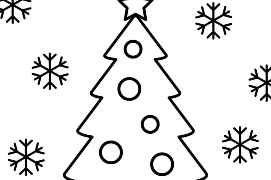 45 Free Printable Christmas Tree Coloring Pages Prudent Penny Pincher