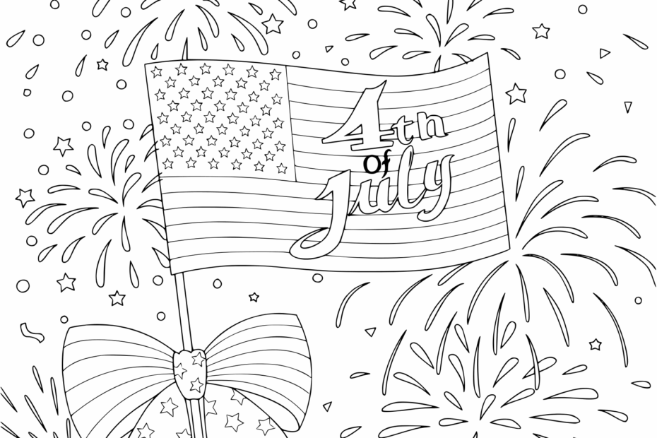 4th Of July Coloring Pages Printable Printable edu pe