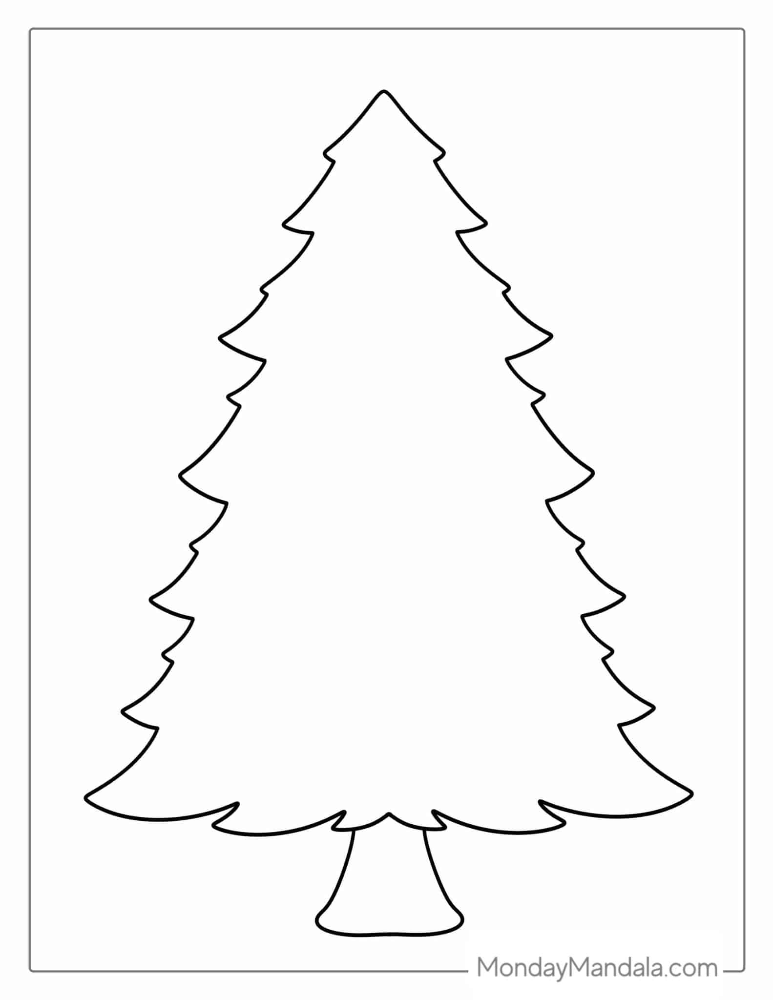 50 Christmas Tree Coloring Pages Free PDF Printables 50 Christmas Tree Coloring Pages Free PDF Printables