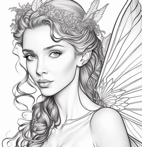 50 Fascinating Fairy Coloring Pages Free Printable Our Mindful Life