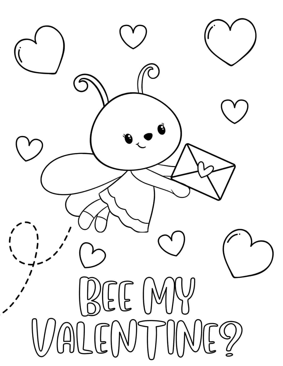 50 Free Valentine Coloring Pages For Kids Valentines Day Coloring 