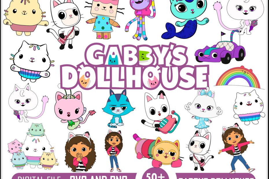 50 Gabby 39 s Dollhouse Gabby 39 s Dollhouse SVG Bundle Gabby 39 s Inspire