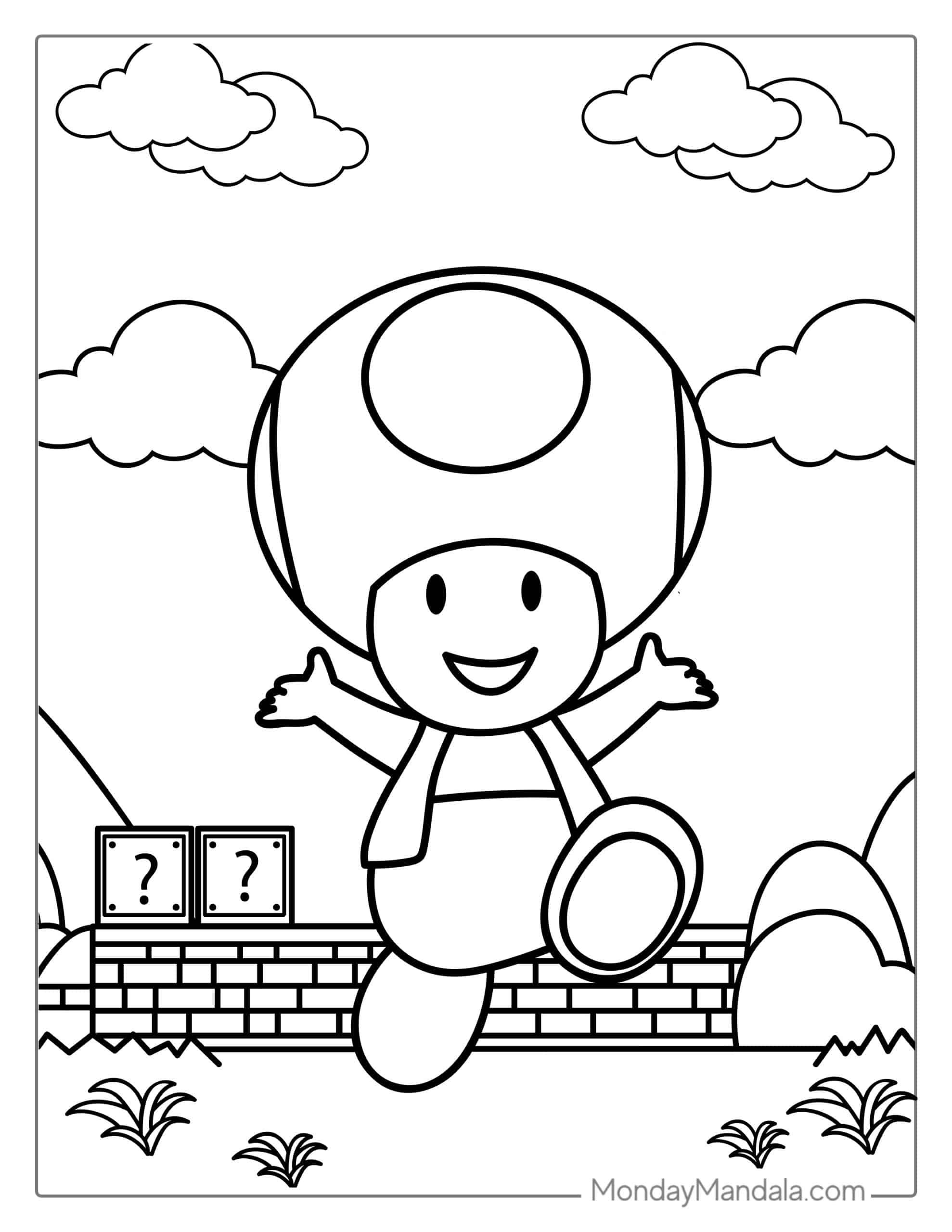 50 Mario Coloring Pages Free PDF Printables Super Mario Coloring 50 Mario Coloring Pages Free PDF Printables Super Mario Coloring