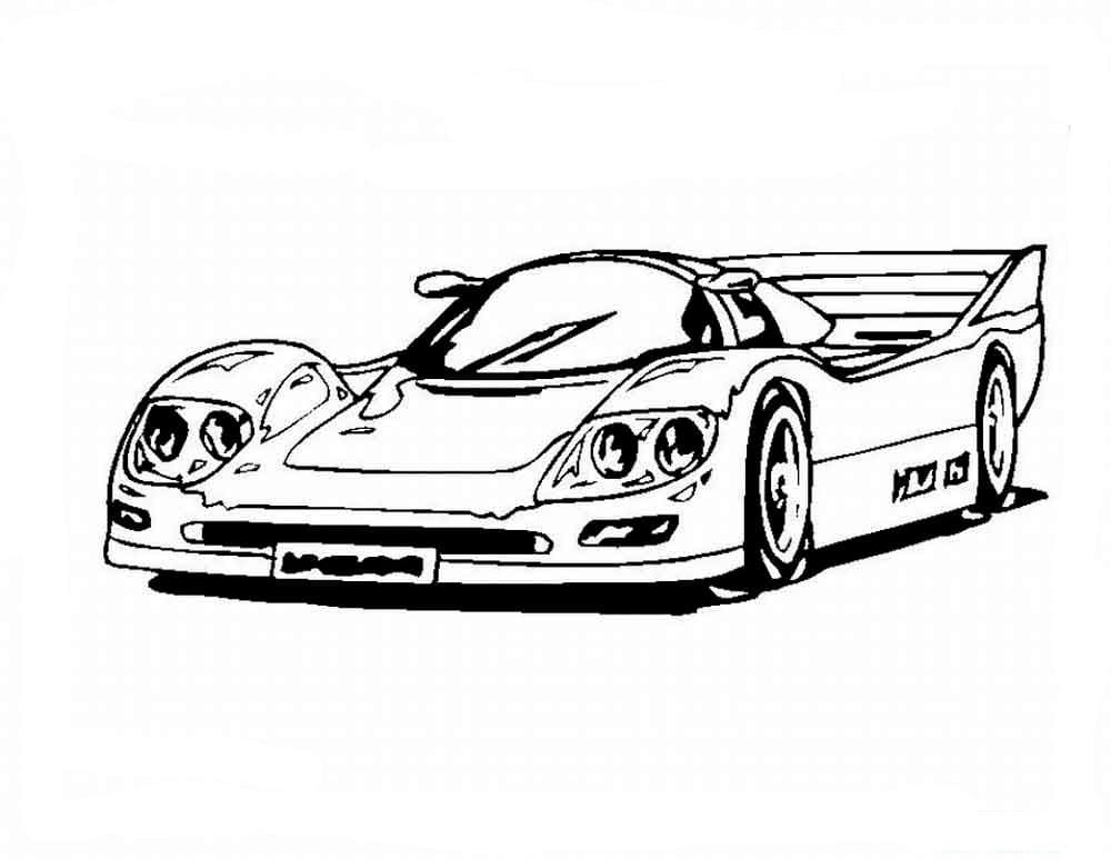 cars printing coloring pages