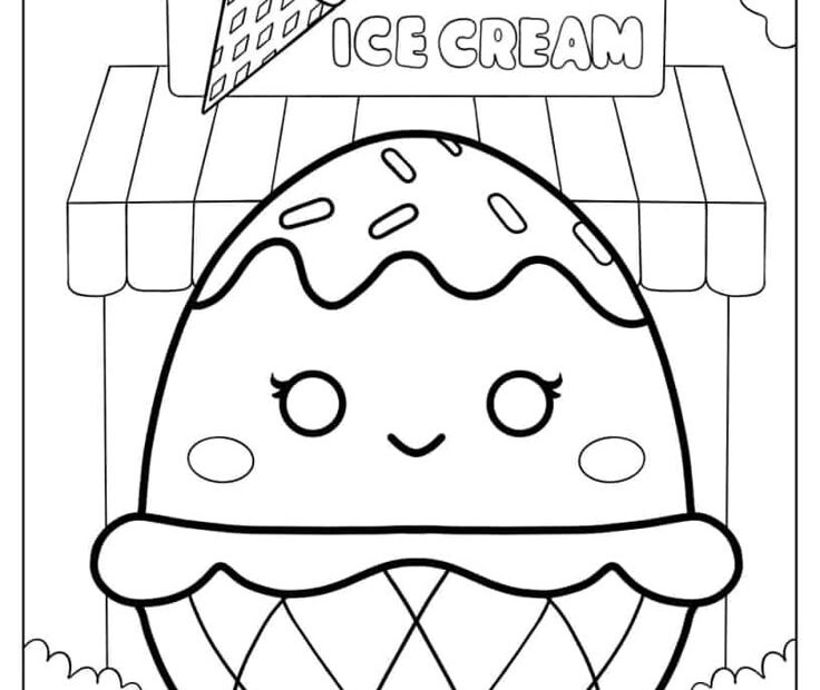 50 Squishmallow Coloring Pages Free PDF Printables Cute Coloring
