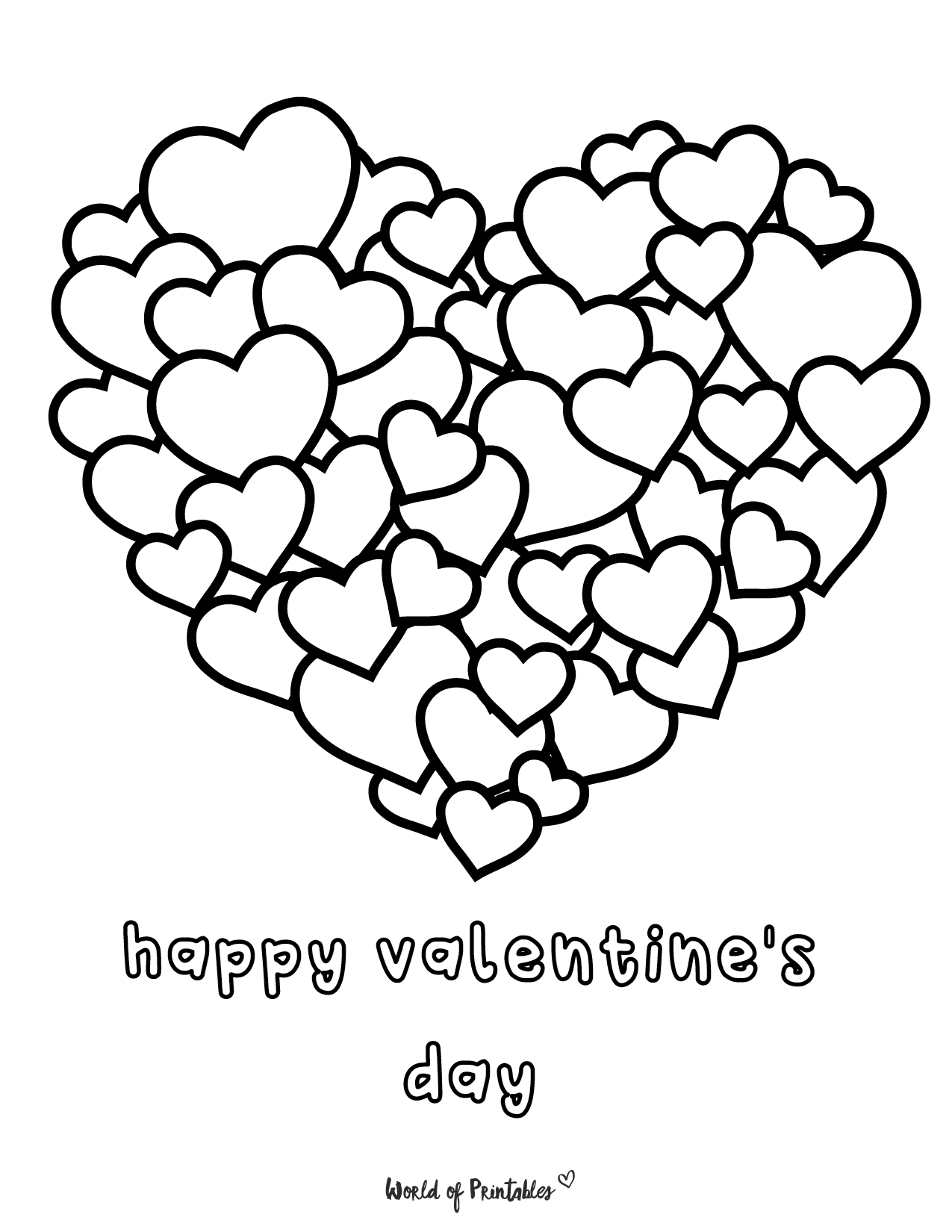 50 Valentine 39 s Day Coloring Sheets Printable Valentines Coloring 
