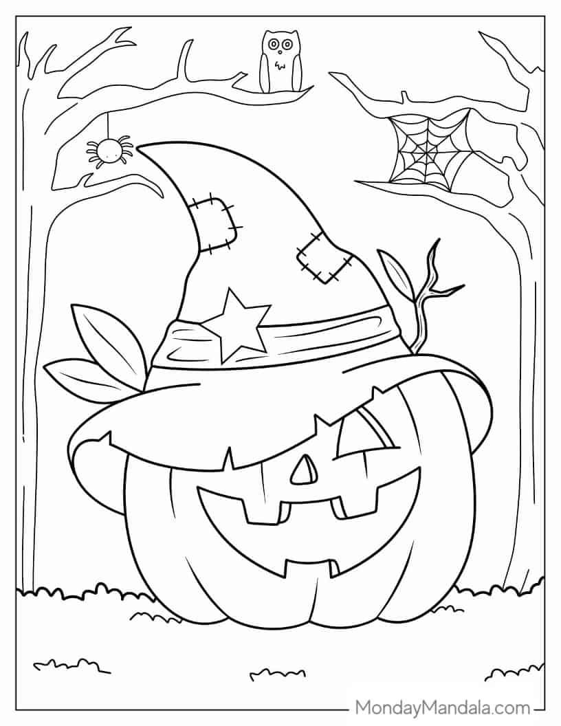 500 Halloween Coloring Pages Free Pdf Printables Artofit