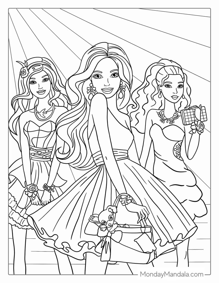 58 Barbie Coloring Pages Free PDF Printables Barbie Drawing Barbie 58 Barbie Coloring Pages Free PDF Printables Barbie Drawing Barbie