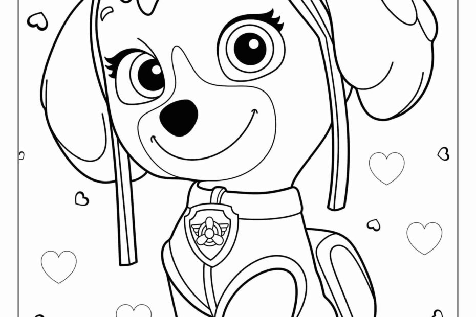58 Paw Patrol Coloring Pages Free PDF Printables Paw Patrol