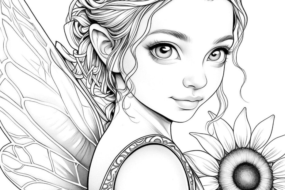 60 Fantasy Fairies Coloring Pages For Adult Free Printable 152