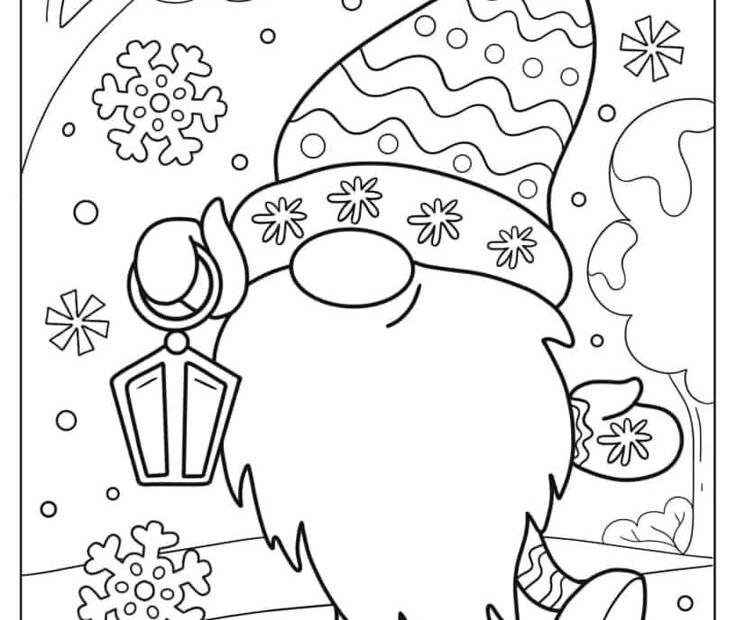 60 Winter Coloring Pages Free PDF Printables Coloring Pages Winter