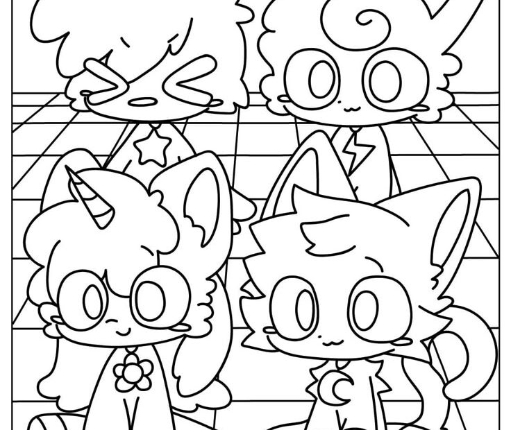 61 Free Printable Smiling Critters Coloring Pages In 2024 Fnaf